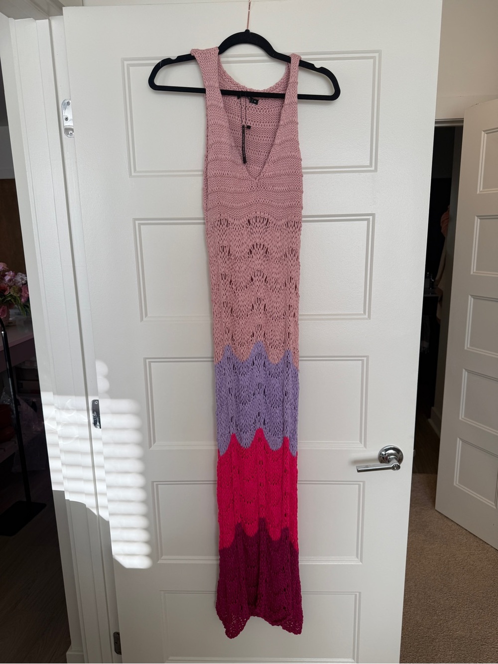 Boohoo Crochet Maxi Dress